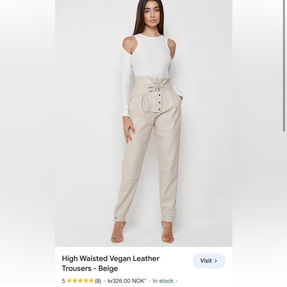 20. Maniere De Voir Faux leather Pants - Picture 5 of 16